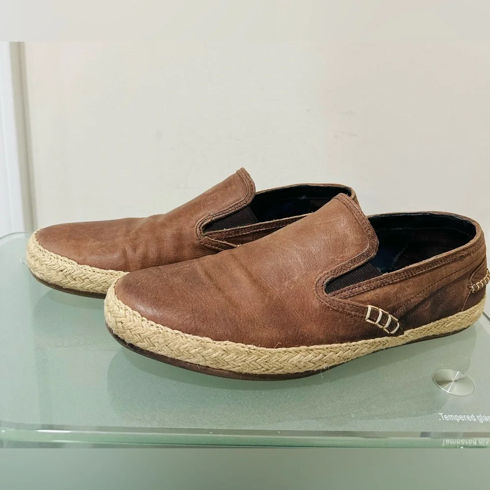 Cole Haan Slip On Loafers Shoes‎ Brown Leather Men’s Size 8,5 M